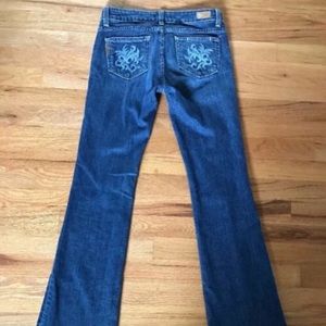 Paige Jeans Slight Flare Hollywood Hills Size 26